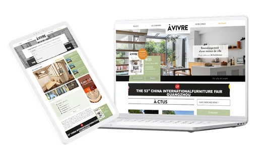 Site web À Vivre